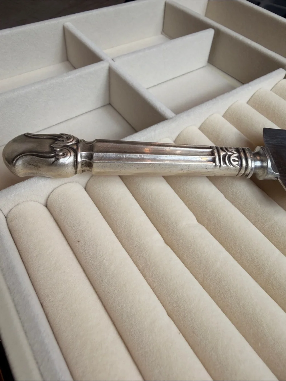 Vintage Sterling Silver Handle Cake Server